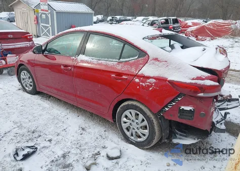 2017 Hyundai Elantra Se from USA, damaged, VIN KMHD74LFXHU119369